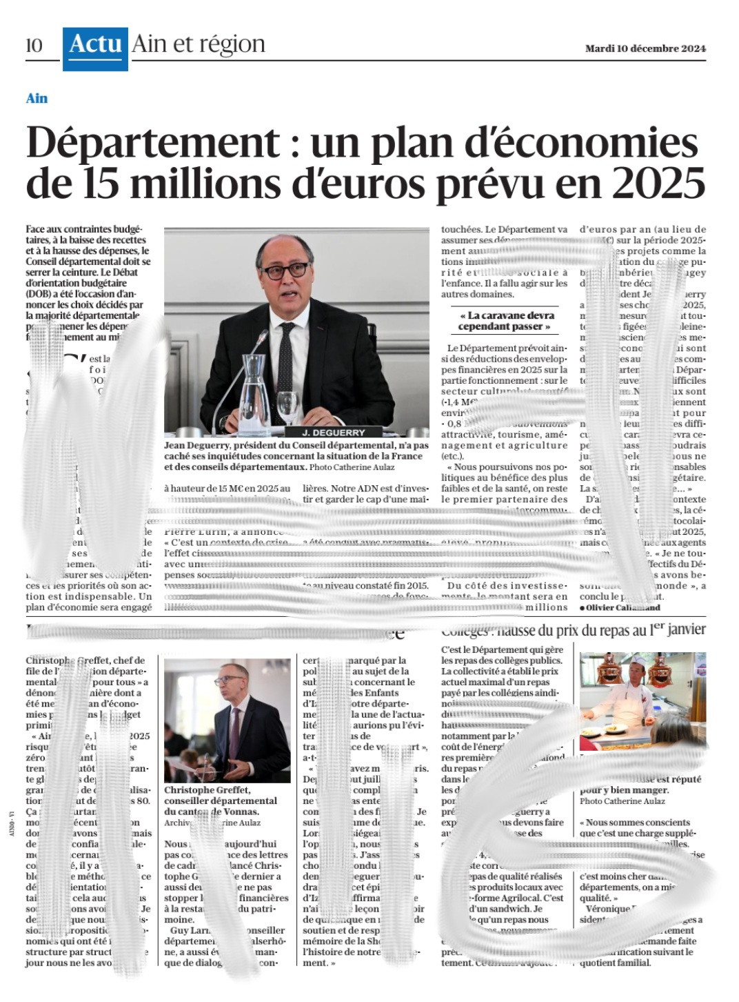 Le progres 10 12 24 budget