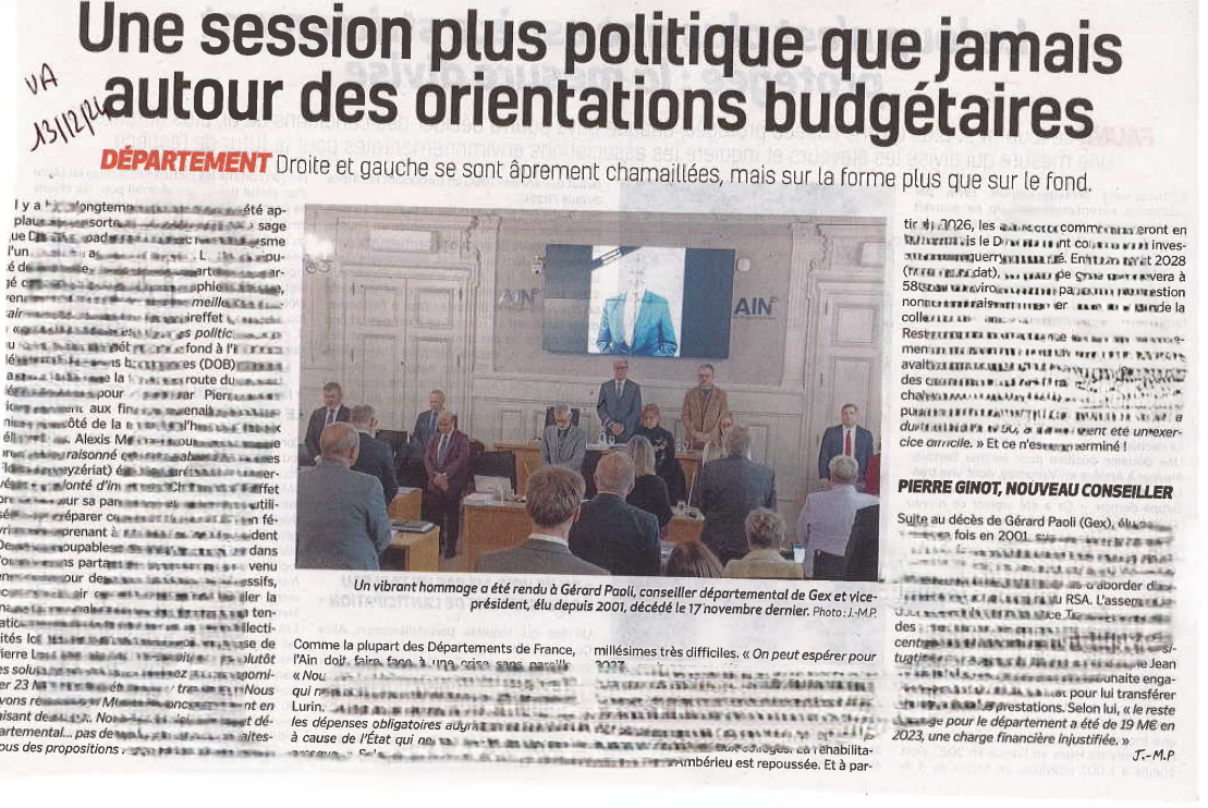 Voix de lain 13 12 24 budget