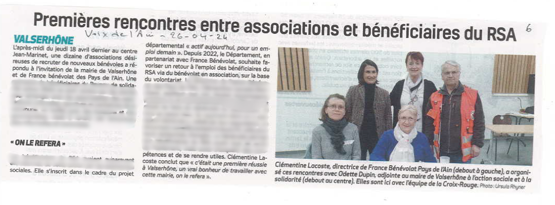 Voix de lain 26 04 24 RSA benevolat