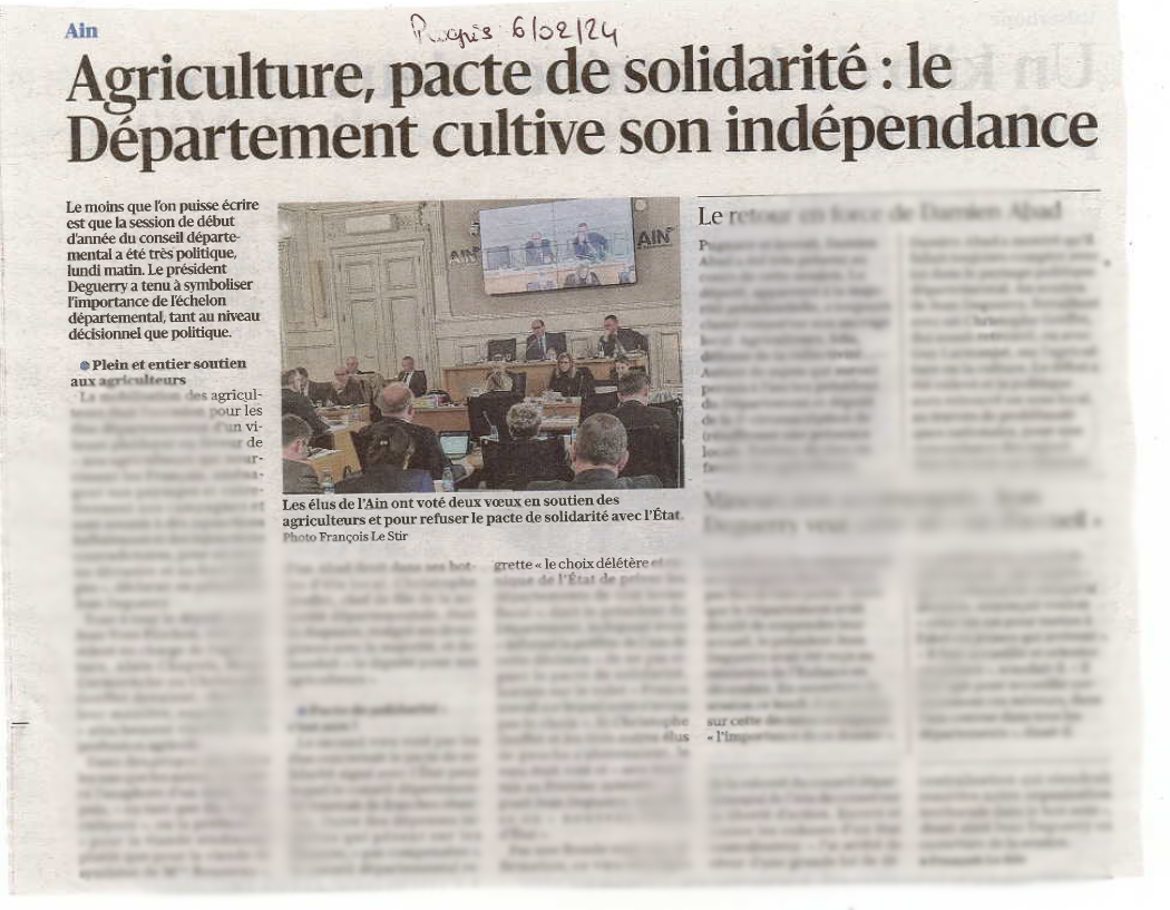 le progres 06 02 24 politique independance 2